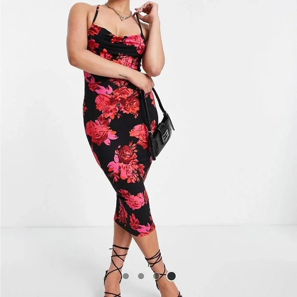 ASOS | Dresses | Floral Print Midi Cami Dress | Poshmark